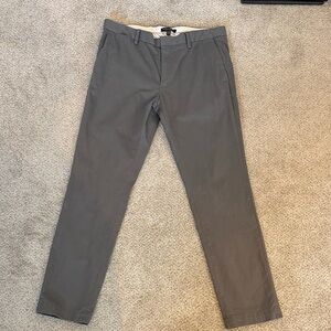 Banana Republic Fulton Chino Men's Gray Pants 34 x 32